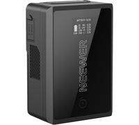 NEEWER 50Wh Mini Batterie V Mount avec Prise D Tap/USB C/USB A/BP/Double Ports CC/ Écran OLED, 3450mAh 14,54V, Batterie V Lock, Prend en Charge de la Charge Rapide 45W PD pour Appareil Photo