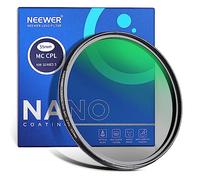NEEWER 55mm Filtre Polarisant,24 Couches Filtre Polarisant Circulaire MC CPL avec Verre Optique HD/Ultra Fin pour Objectif de Caméra,Réduit la Réflexion/Améliore Le Contraste/Réduit l'Éblouissement