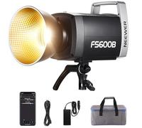 NEEWER 600W LED Studio Vidéo Éclairage 2,4G/APP Contrôle 87100 Lux/1m,2700K-6500K Bicolore COB Éclairage Continu avec CRI95+,12 Scènes,Monture Bowens pour Photographie Enregistrement Streaming,FS600B