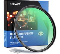 NEEWER 67mm Black Diffusion 1/4 Filtre Dreamy Cinematic Effect Camera Filtre Ultra Mince avec Verre Optique HD, Hydrofuge, Anti-Rayures,30 Couches Nano Revêtements pour Vidéo/Photographie