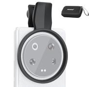 NEEWER 67mm Clip Filtre pour Téléphone Caméra Objectif, Support de Filtre Fileté Réglable avec Coussinets en Caoutchouc Antidérapants, Compatible avec Samsung Galaxy Google Pixel Huawei Xiaomi, LA008