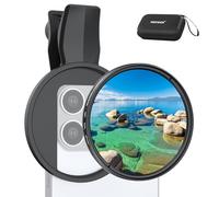 NEEWER 67mm Filtre CPL à Clip Compatible avec iPhone,Polarisant Circulaire Téléphone Objectif Accessoire Photographie Kit Polariseur Compatible avec iPhone 16 15 Pro Max Plus 16e 14 13 Mini 12,FL-B23