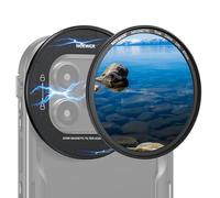 NEEWER 67mm Filtre CPL Magnétique, Polarisant Circulaire Multicouche HD avec Adaptateur de Plaque Arrière pour Filtre Magnétique, Compatible avec iPhone 16 Pro/16 Pro Max (PA073/PA074)