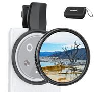 NEEWER 67mm Filtre ND Variable à Clipser pour Téléphone, ND2-32 1-5 Stops Densité Neutre Kit Accessoires Photographie pour Smartphone Android Caméra Compatible avec Samsung Google Pixel Huawei, FL-B21