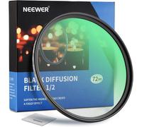 NEEWER 72mm Black Diffusion 1/2 Filtre Dreamy Cinematic Effect Camera Filtre Ultra Mince avec Verre Optique HD, Hydrofuge, Anti-Rayures,30 Couches Nano Revêtements pour Vidéo/Photographie