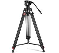 NEEWER 74" Trépied Vidéo avec Rotule Fluide, Plateau QR, Aluminium, TP74