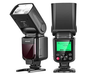 NEEWER 750II TTL Flash Speedlite avec écran LCD, Compatible avec Nikon D4 D5 D60 D90 D100 D200 D300S D300 D500 D610 D700 D750 D800 D810 D850 D3400 D3500 D5200 D5300 D7000 D7100 D7200 D7500