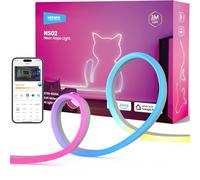 NEEWER 9,84ft/3m LED Lichtleiste, Intelligente AI RGB Flexible zuschneidbare Neon Lichterkette mit App Steuerung für Schlafzimmer Spielzimmer Klassenzimmer Außenbereich wasserdichte Dekoration, NS02