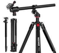 NEEWER 90”Trépied/Monopode Horizontal pour Caméra avec Rotule et Colonne Centrale Flexible, Support de Voyage Vidéo DSLR en Métal, Plaque QR de Type Arca et Pieds Inversés, Charge maximale 10 kg,TP63