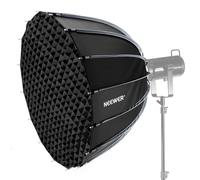 NEEWER 90cm Basics Softbox Parabolique Monture Bowens, NS38P | Compatible avec Godox Aputure 600d pour Photo Studio et Vidéo, Diffuseur de Lumière, Grille et Sac Inclus