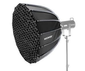 NEEWER 90cm Softbox Parabolique Photography avec Support Bowens Quick Release Diffuseur/Grille/Sac pour Lampe Continu CB60 CB200B MS60 MS150B Q4 Compatible avec Godox Amaran 100x Aputure 600d, NS90P