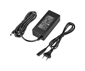 Neewer AC 100-240V à DC 12V 3A 36W Adaptateur d'alimentation avec 2m Câble d'alimentation pour 480 LED Lumière Vidéo et Anneau Lumineux 12V 3A 36W, Homologué UL (EU Prise)