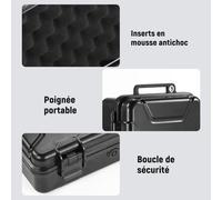 NEEWER AC022 Étui Rigide Compatible avec DJI Osmo Pocket 3 & Creator Combo Accessoires, IP67 étanche résistant aux Chocs Sac de Voyage Portable avec Inserts en Mousse sur Mesure et 17 Compartiments