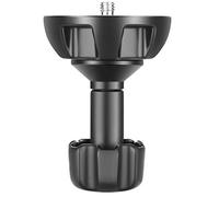 Neewer Adaptateur Bol 75mm Demi-Bol Plat vers Bol en Métal Adaptateur avec Monture de Vis 3/8 Pouces et Tête Fluide pour Neewer TA60/2500/3500, Manfrotto 501/502/504