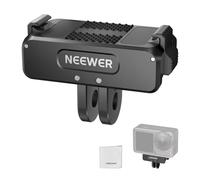 NEEWER Adaptateur de Fixation Magnétique à Dégagement Rapide Amélioré,Compatible avec DJI Osmo Action 5 Pro/4/3,Accessoire de Vlogging pour Caméra d'Action avec Filetage 1/4" & Chiffon Nettoyage,AC011