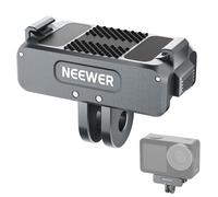 NEEWER Adaptateur de Montage magnétique amélioré Compatible avec DJI Osmo Action 5 Pro/4/3, Accessoires de vlogging à dégagement Rapide avec Filetage de trépied de 6,35 mm, AC011 Gris foncé