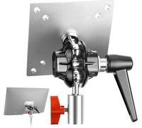 NEEWER Adaptateur de Montage pour Moniteur avec Support VESA, Adaptateur de Support en Alliage d'Aluminium, Double Rotule à 360°, Vis M4 et Récepteur 5/8, Charge Maximale 14 lb/6,3kg, MA001