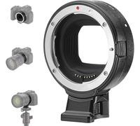 NEEWER Adaptateur de Monture EF vers EOS R, Objectif EF/EF-S vers Monture RF, Bague de Conversion autofocus Compatible avec Canon EOS R Ra RP R6 Mark II R6 R5 R3 R7 R10 R8 R50, Charge Maxi: 4,4lb/2kg