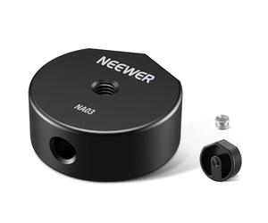 NEEWER Adaptateur de Trépied Compatible avec Starlink Mini, Adaptateur de Monture en Aluminium Léger, Filetage Standard 1/4" 3/8", Non Compatible avec Newest Pipe Adapter Mount après avril 2025, NA03