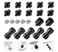 NEEWER Adaptateur de vis pour Appareil Photo, 22 pièces, Adaptateur de vis pour trépied de 1/4" à 1/4" et de 1/4" à 3/8" pour Appareil Photo, Monopode, tête de Boule, Support de Flash, trépied - ST29