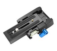 Neewer Adaptateur et Plaque à dégagement Rapide Professionnel en Alliage d’Aluminium avec vis 1/4" et 3/8" pour Reflex numériques/caméscopes Manfrotto 501HDV, 503HDV, 701HDV, 577/519/561/Q5