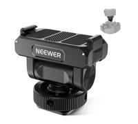 NEEWER Adaptateur Montage Compatible avec DJI Osmo 360 Action 5 Pro/4/3, Support magnétique en métal à dégagement Rapide pour caméra d'action&Inclinaison 160°, Filetage 1/4", AC012