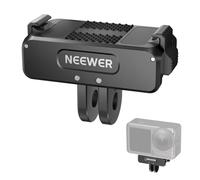 NEEWER Adaptateur Montage magnétique Compatible avec DJI Osmo Action 5 Pro/4/3, Support caméra d'action en métal amélioré à dégagement Rapide, Accessoires de vlogging&Filetage trépied 1/4", AC011