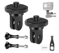 NEEWER Adaptateur Montage Trépied Caméra Action avec Vis 1/4"-20, Accessoires en Alliage d'Aluminium, Compatible avec Insta360 X5 X4 X3 GoPro Hero 13 12 DJI Osmo Action 5 Pro 4 3 AKASO APEMAN, GP-81