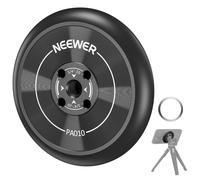 NEEWER Adaptateur Support Trépied Magnétique Téléphone avec Bague Magnétique Adhésif Compatible avec MagSafe iPhone Plupart Modèles, Filetage 1/4" Phone Tripod Mount Adapter pour Vidéo Selfie, PA010