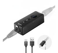 NEEWER Alimentation fantôme Sortie 48V/12V, jusqu'à 40h d'autonomie, Portable, Rechargeable avec câble USB-C pour Micro à condensateur/d'interview, Interface Audio d'extérieur, PP01