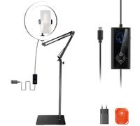 NEEWER Anneau Lumineux LED Haute Puissance 30,5cm 24W Compatible iPhone, Support Pliable de 152,4cm pour Enregistrement Vidéo, Selfie, Maquillage, Streaming, 2900-7000K, Entrée USB C PD, IRC97+, RH12