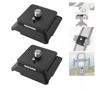 NEEWER Arca Type Plateau Rapide avec Vis 1/4", Adaptateur de Montage pour Trépied de Caméra, Accessoire de Plaque QR Compatible avec DJI RS Series Gimbal Stabilisateur Action Camera Phone Cage,UA078