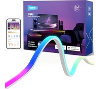 NEEWER Bande LED 3m, éclairage Frontal, Ruban Néon RGB Intelligent Sécable avec AI, Contrôle par App, Changement de Couleur, pour Chambre, Studio, Maison, Mur Extérieur, Décoration étanche, NS01