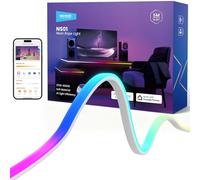 NEEWER Bande LED 5m, éclairage Frontal, Ruban Néon RGB Intelligent Sécable avec AI, Contrôle par App, Changement de Couleur, pour Chambre, Studio, Maison,Compatible avec Google Assistant Alexa,NS01