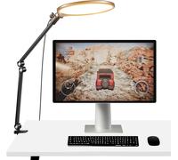 NEEWER BASICS 10,5"" Key Light Streaming, Ring Light Anneau Lumineux Panneau LED Plein écran,3000-6500K,15W,avec Bras Articulé,Support de Bureau & Minuterie,pour Ordinateur Portable,Zoom Maquillage,R1