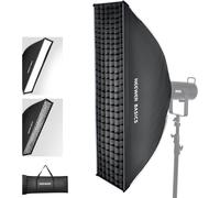 NEEWER Basics 12"" x 47"" Softbox,Boîte à lumière à Monture Bowens avec Diffuseurs de lumière/Grille/Sac,Compatible avec Aputure 150c,Godox SL60w NEEWER FS300C FS230C FS150B HB80C CB200C Q6 Q300,NS61P