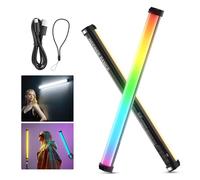 NEEWER Basics 21" Baguette Lumineuse Magnétique RGB, 2700K/4000K/6500K CRI95 Dimmable 14W LED Portable Tube Vidéo avec 51 Modes RGB pour Youtube TikTok Enregistrement Photographie Streaming, SL50