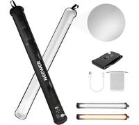 NEEWER BASICS 21W Lumière d'Appoint LED Portable 90cm,Éclairage Vidéo Gonflable Bicolore TPU, 2700-6500K 1300Lux 12 Effets CRI95 2500mAh, Batterie pour Enregistrement Vidéo Studio, Photographie, GC21B