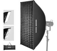 NEEWER Basics 24"x35" Softbox,Boîte à lumière à Monture Bowens avec Diffuseurs de lumière/Grille/Sac,Compatible avec Aputure 150c,Godox SL60w NEEWER FS300C FS230C FS150B HB80C CB200C Q6 Q300,NS60P