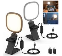 NEEWER Basics 2PCS 5" 10W Lampe LED Streaming Vidéo, Bicolore à éclairage Périphérique IRC95 USB avec Support de Bureau Multifonction, Écran PC Webcam Enregistrement Vidéo Zoom éclairage, NL10
