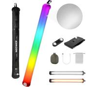 NEEWER BASICS 30W Baton Lumineux LED d'Appoint RVB Portable 90cm, Éclairage Video Gonflable TPU 5000mAh Type C 45W Entrée/30W Sortie 3000Lux 17 Effets 2700-6500K CRI95 Lumiere pour Photo Studio, GC30C