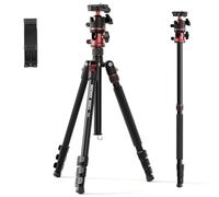 NEEWER Basics 70,9" Trépied Monopode avec Colonne Centrale et rotule, Support de téléphone Portable DSLR à dégagement Rapide, Compatible avec iPhone, Charge maximale de 17,6lb, TP16
