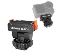 NEEWER Basics Adaptateur de Fixation Magnétique pour Griffe Flash,Compatible avec DJI OSMO Action 3 4 5 Pro Nano 360 Caméra Action,Fixation Rapide avec Filetage 1/4" pour Griffe Flash,AC037