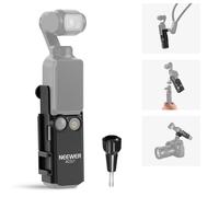 NEEWER BASICS Adaptateur de Montage d'Extension Compatible avec DJI Osmo Pocket 3, Support de Protection en Plastique pour Micro, Support de Fixation avec Griffe, Enregistrement Vidéo Vlog, AC017