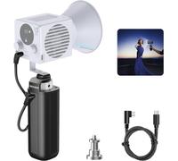 NEEWER BASICS Alimentation de Lampe Vidéo Portable COB HS60B, 5000mAh 74Wh 100W PD Charge Rapide 14,8V/10A Sortie DC, Support de Photographie Portable pour Enregistrement Vidéo en Extérieur, PH74E