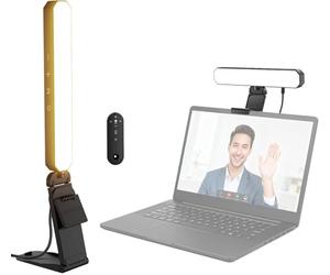 NEEWER Basics Barre Lumineuse 6W avec Support/Commande Tactile, Lampe Bureau LED Bicolore à intensité Variable pour la Maison, Le Bureau, la vidéoconférence, Les Jeux, Le Streaming, la Lecture, L10