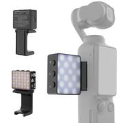 NEEWER Basics Éclairage Auxiliaire Magnétique Bicolore pour Caméra, Compatible avec DJI OSMO Pocket 4 & 3,Mini-Lampe LED Rechargeable 1,5W en Plastique, Idéale pour Vlog, Selfie et Vidéo TikTok, M24