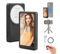 NEEWER Basics 4" Écran de Surveillance Magnétique pour Vlogs et Selfies, Compatible avec iPhone, avec Remote/1500mAh pour Youtube et TikTok, Non Compatible avec Google Téléphones/Vidéo 4K, M4B