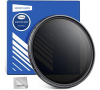 NEEWER BASICS Filtre ND Variable 67mm, ND2-400,Réduction de la Lumière de 1 à 9 Arrêts, Filtre Rotatif à Densité Neutre Variable avec Revêtement Anti-traces de Doigts,Cadre Fin pour Objectif de Caméra