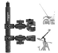 NEEWER Basics Kit d'Accessoires Support Moto Vélo, Perche Selfie Invisible | Fixation Pince Guidon Vélo, Compatible avec Insta360 DJI OSMO 360 Pocket 3 Caméras Action, pour Vidéo POV, GP-32